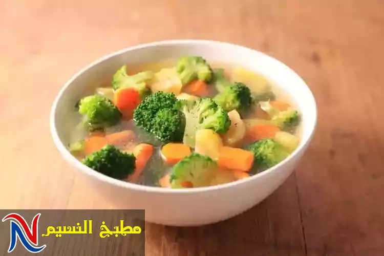 شوربة البروكلي والجزر