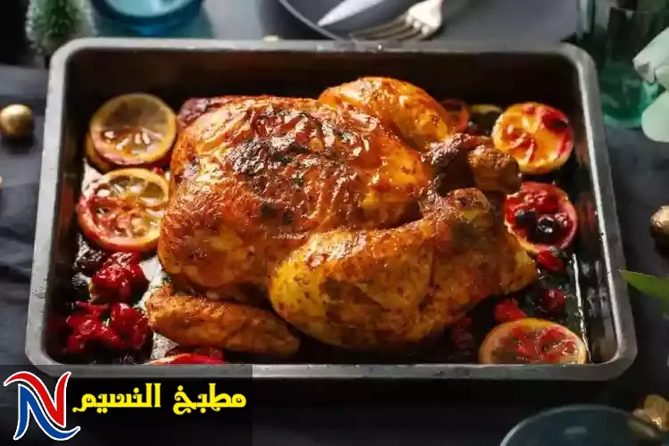 دجاج محشي بالأرز والكبدة