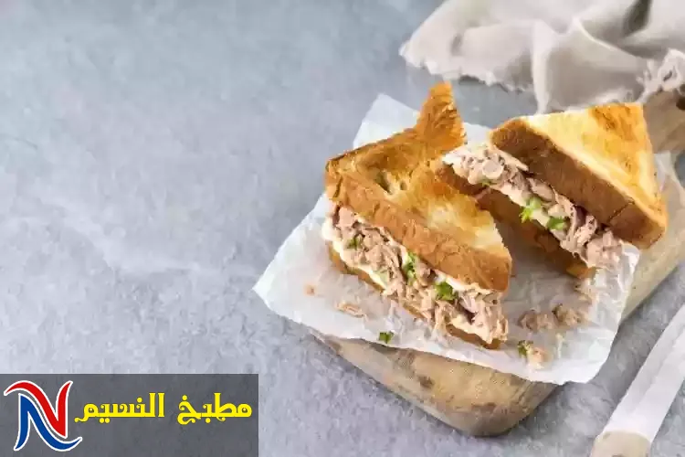 ساندويش التونة بالخضار